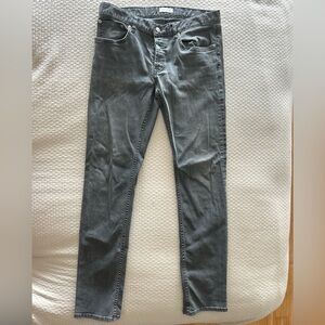 Sandro Mens Étroit Gray Denim Jeans